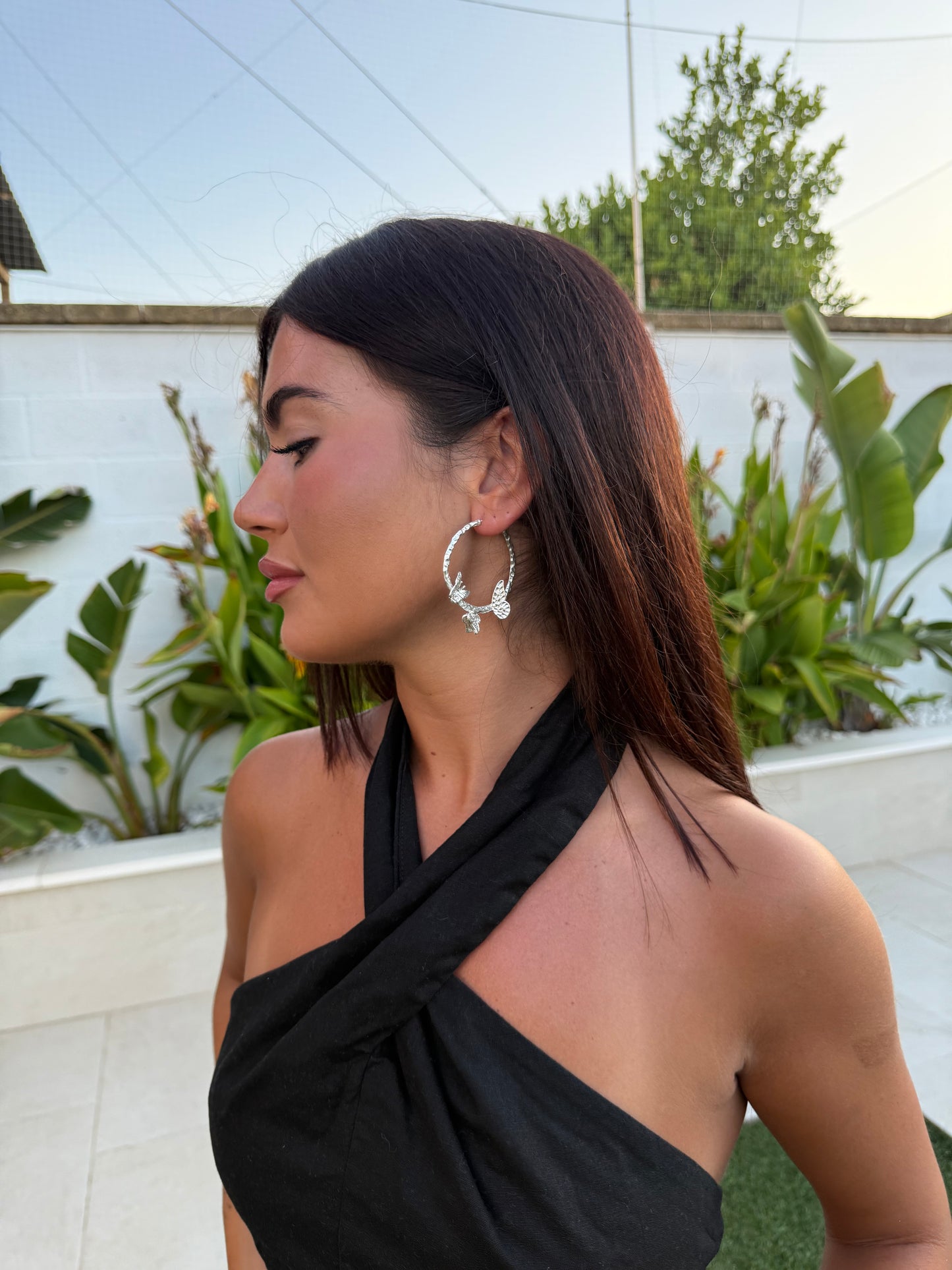 argollas con mariposas