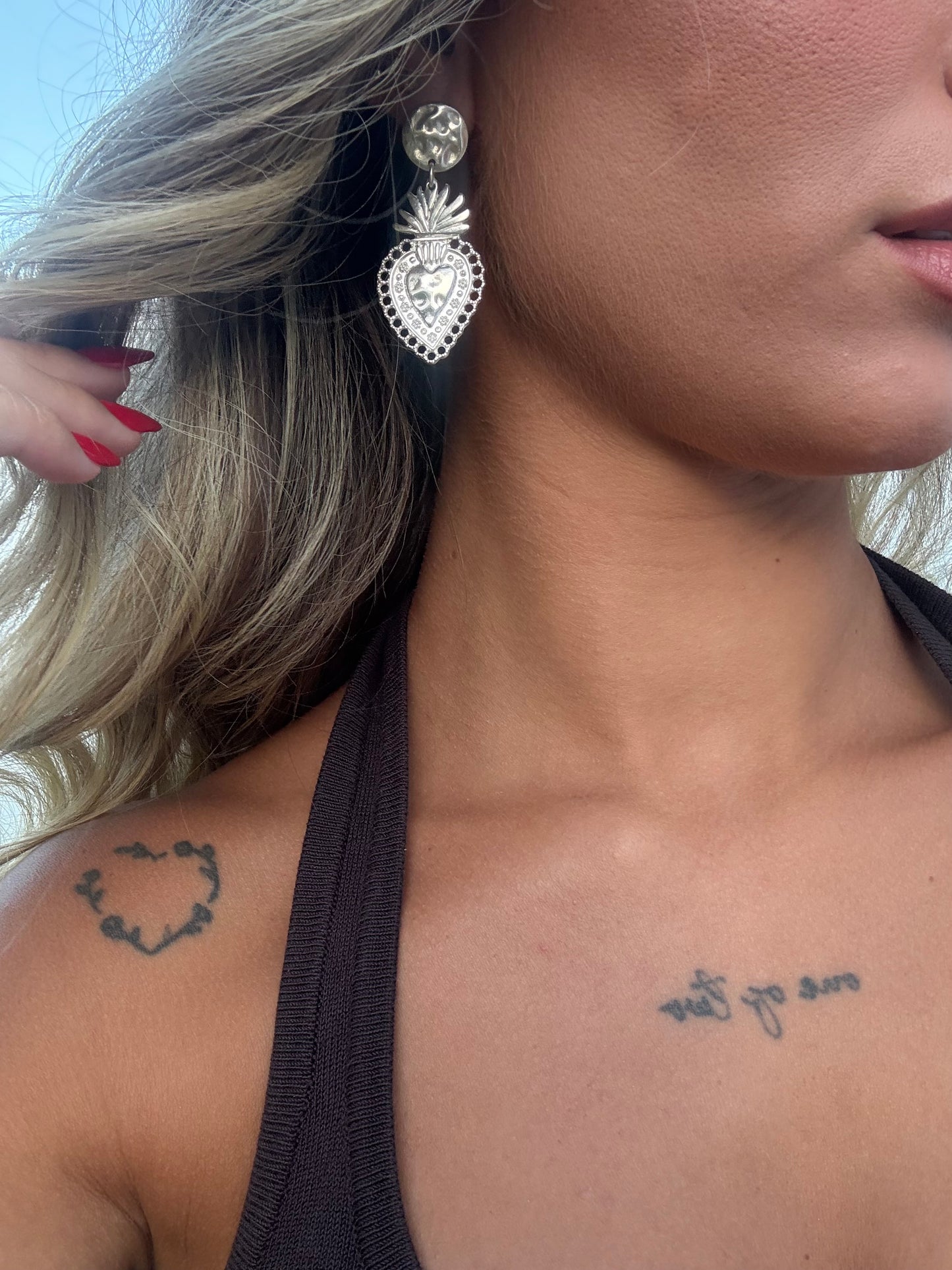 Pendientes de corazon