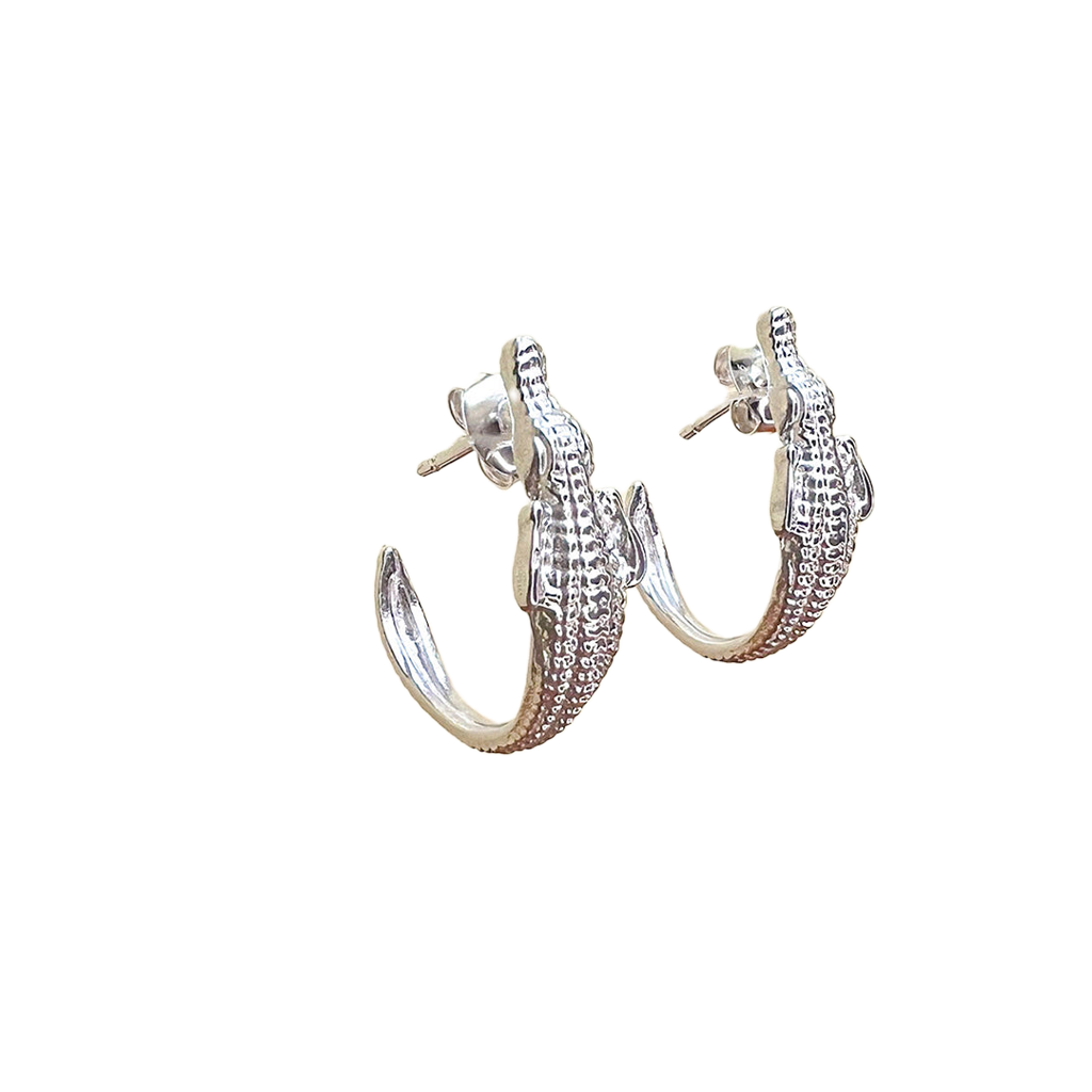 Pendientes cocodrilo