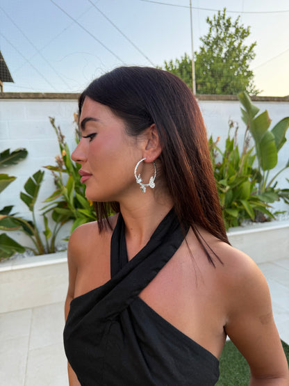 argollas con mariposas