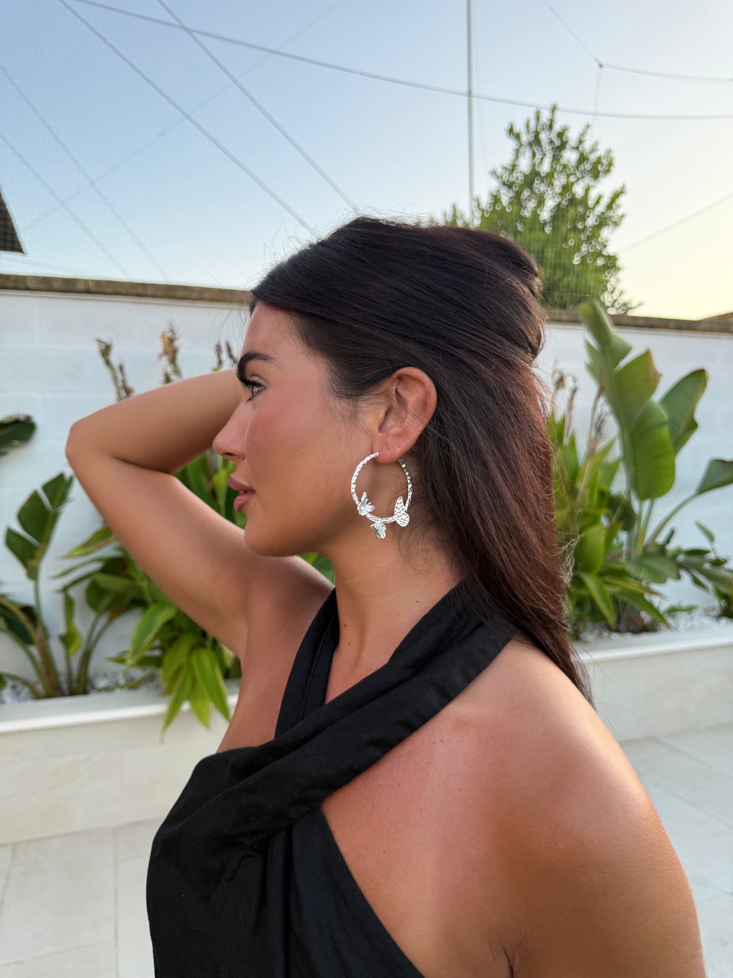 argollas con mariposas