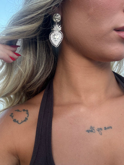 Pendientes de corazon