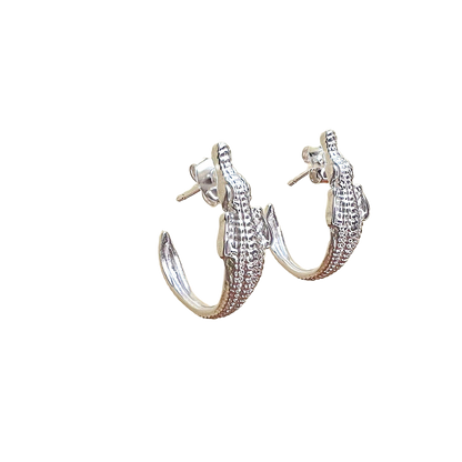 crocodile earrings