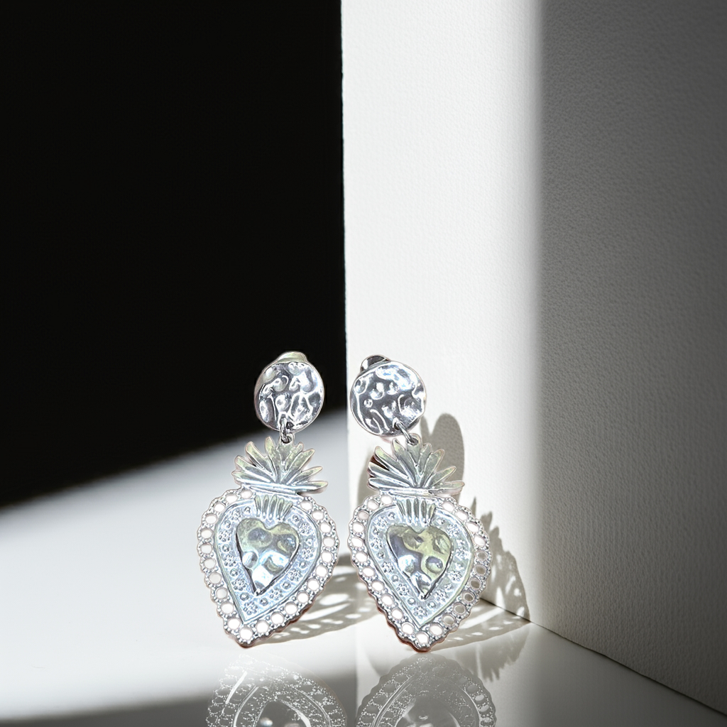 Pendientes de corazon