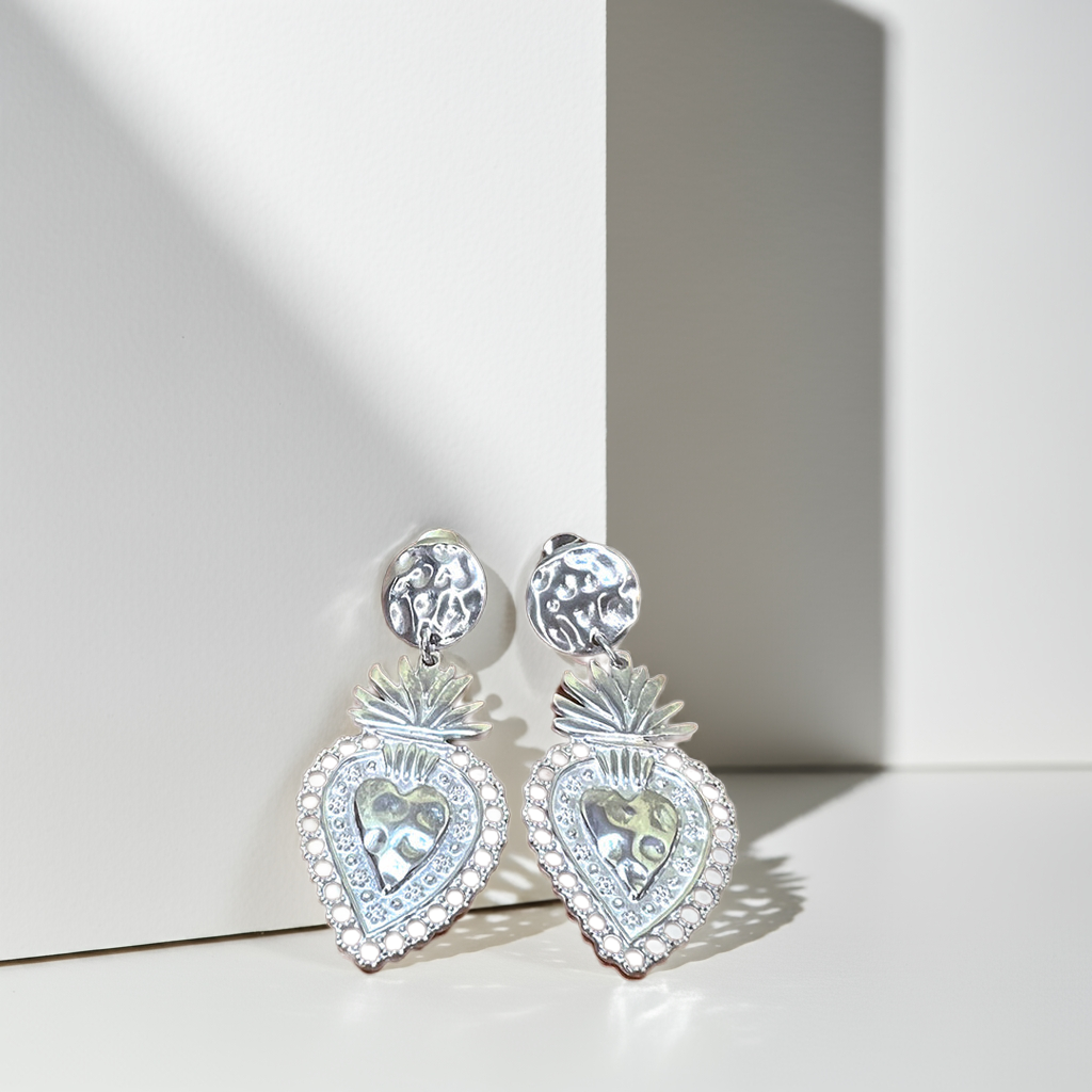 Pendientes de corazon
