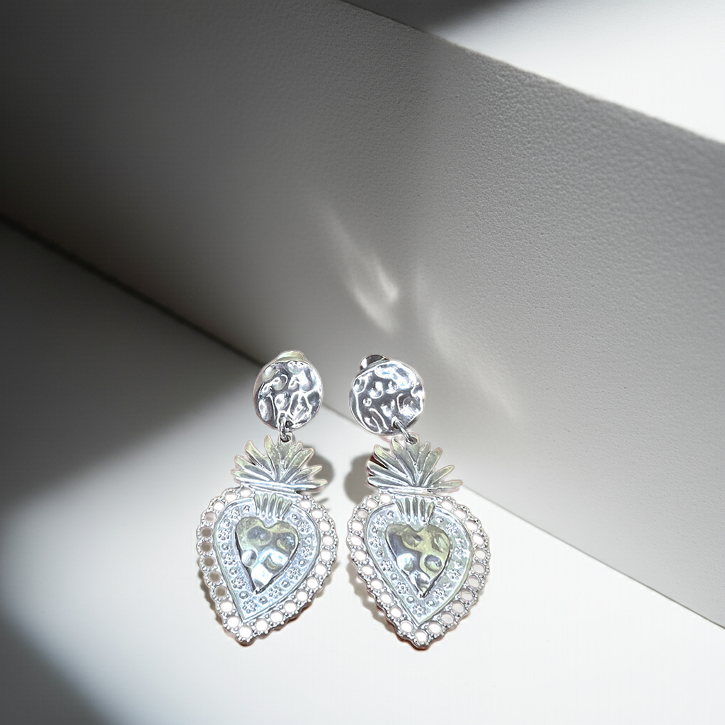 Pendientes de corazon