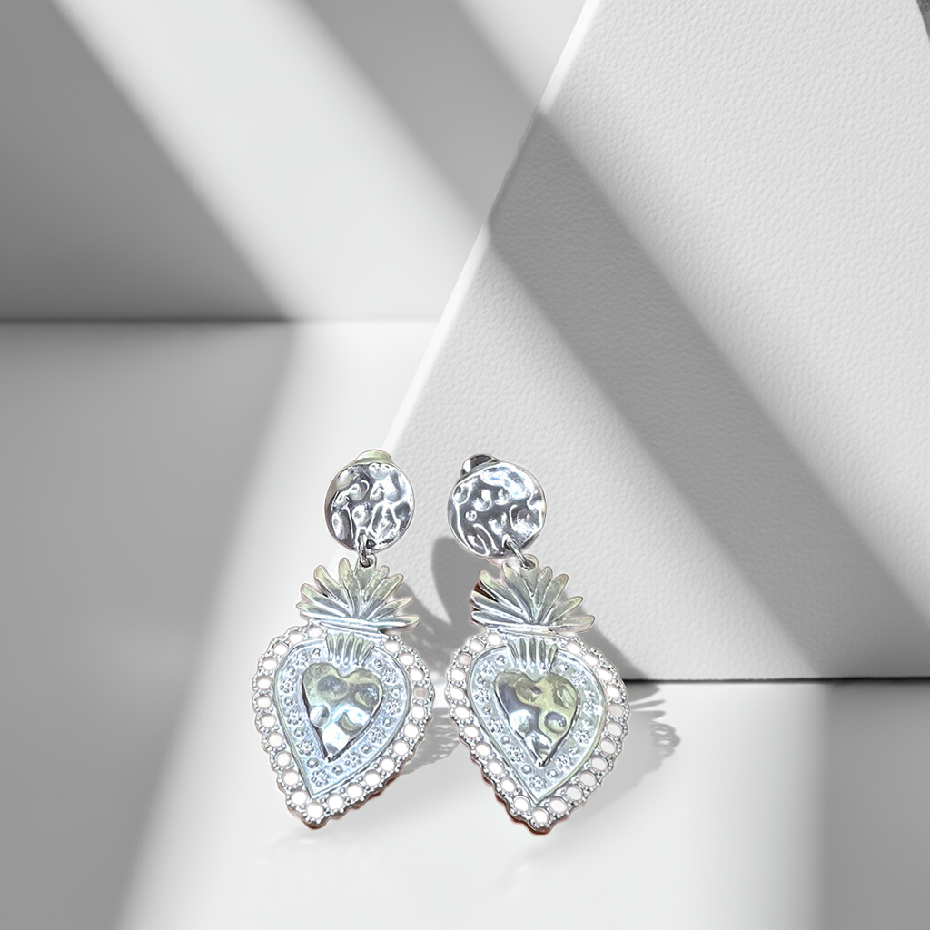 Pendientes de corazon