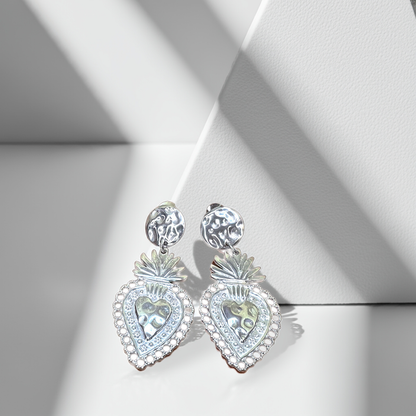 Pendientes de corazon