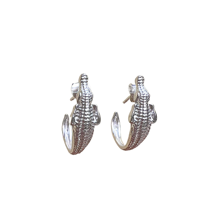crocodile earrings
