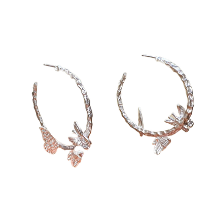 argollas con mariposas